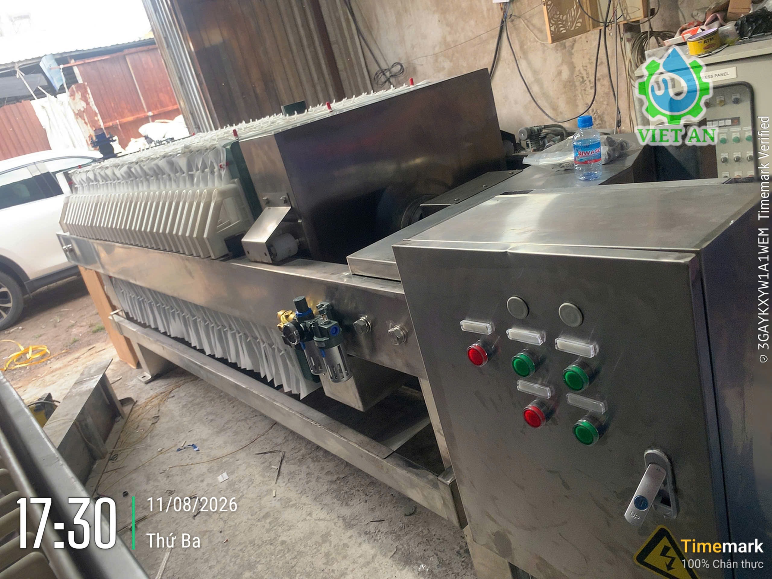 Máy ép lọc full inox