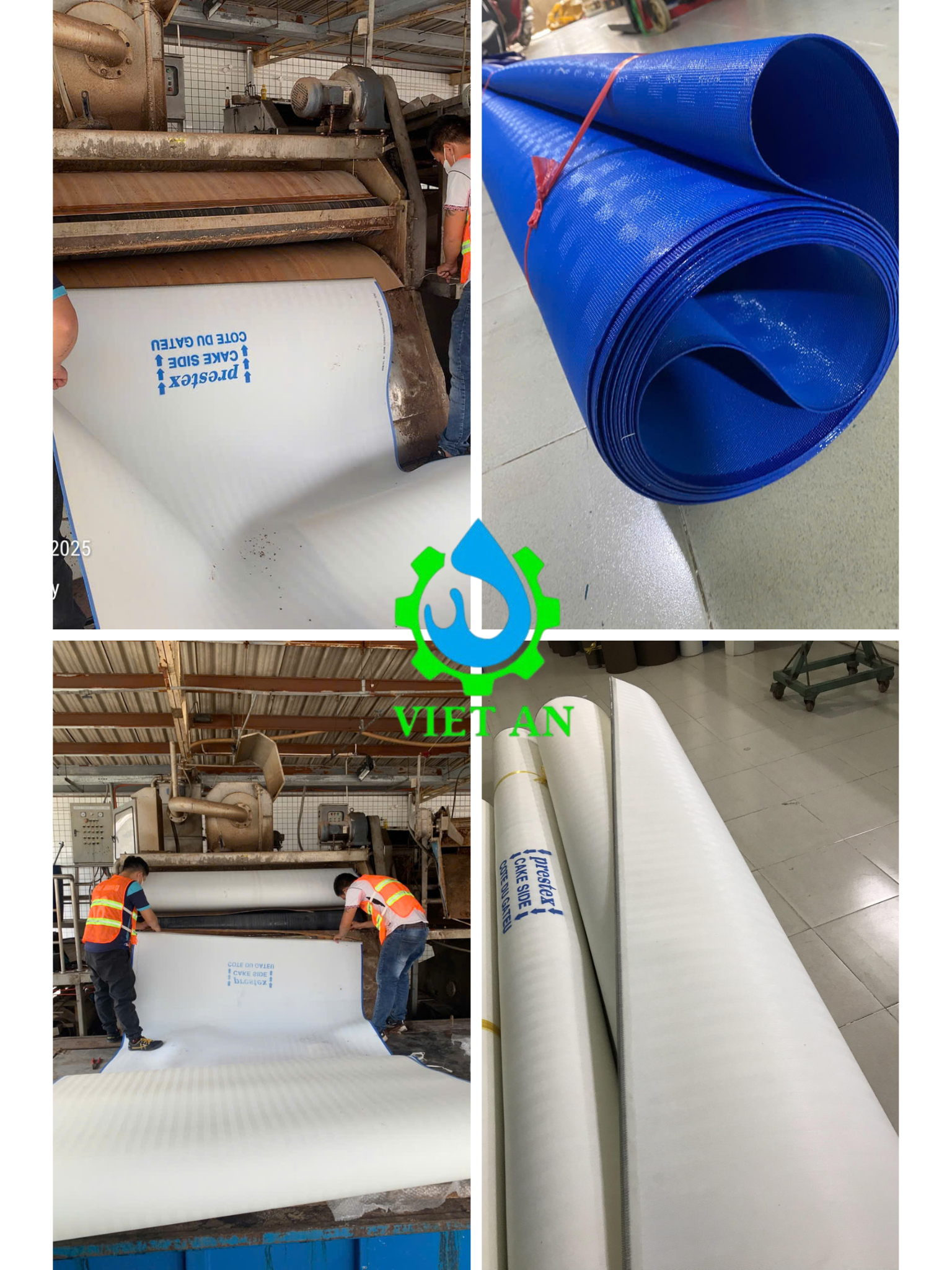 Băng tải máy ép bùn