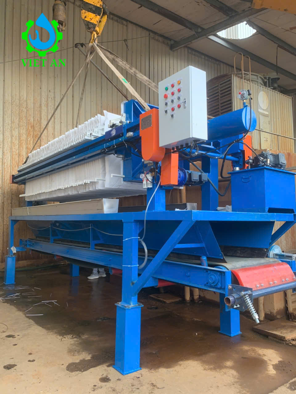 Máy ép bùn Khung bản Việt An