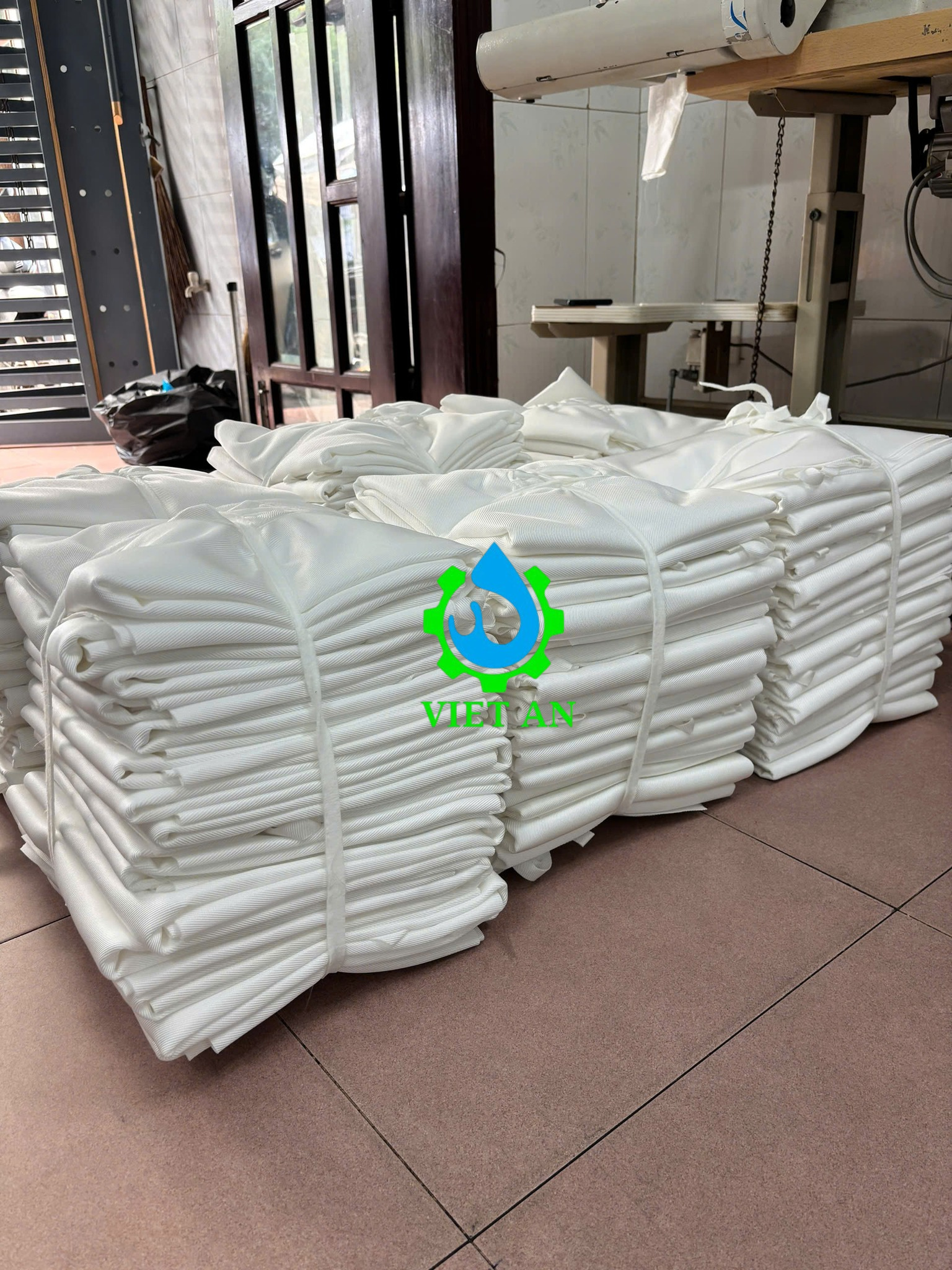 Vải lọc máy ép bùn