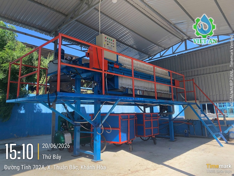 Máy ép bùn Khung bản Việt An