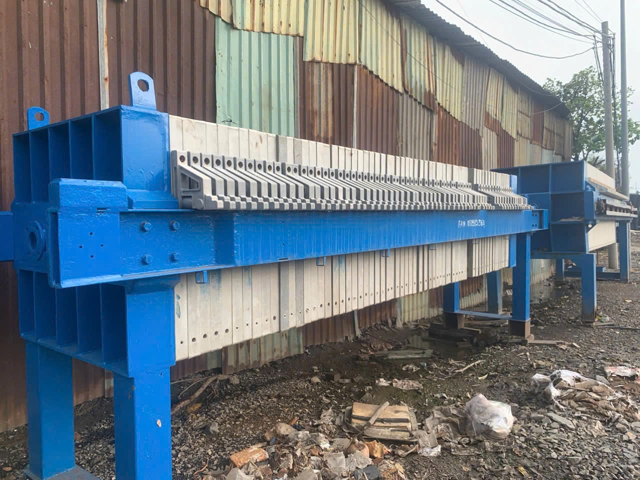 Máy ép bùn khung bản