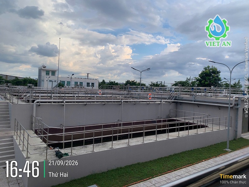 Hệ thống xử lý nước thải nhà máy