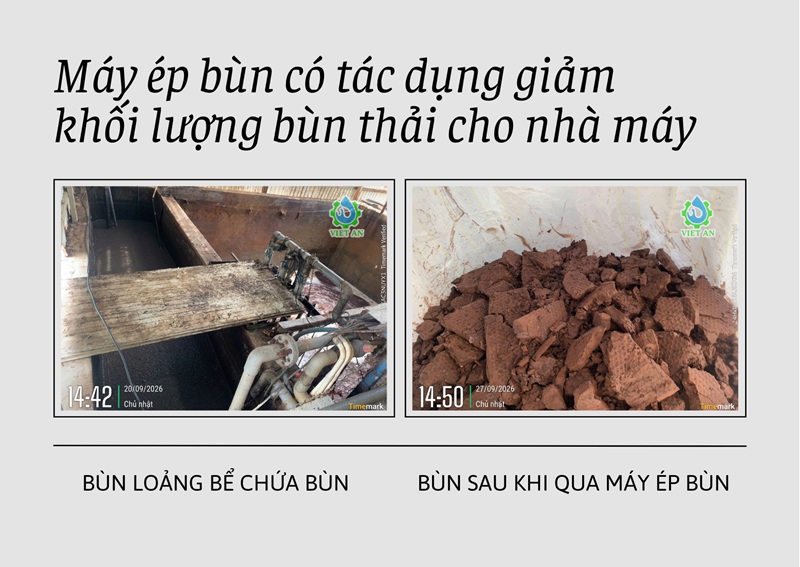 Máy ép bùn có tác dụng gì