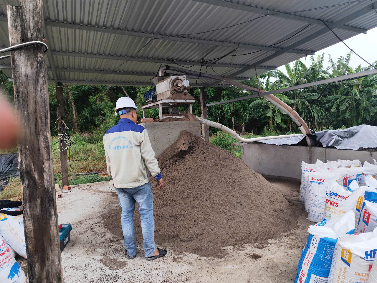 Máy tách phân Việt An