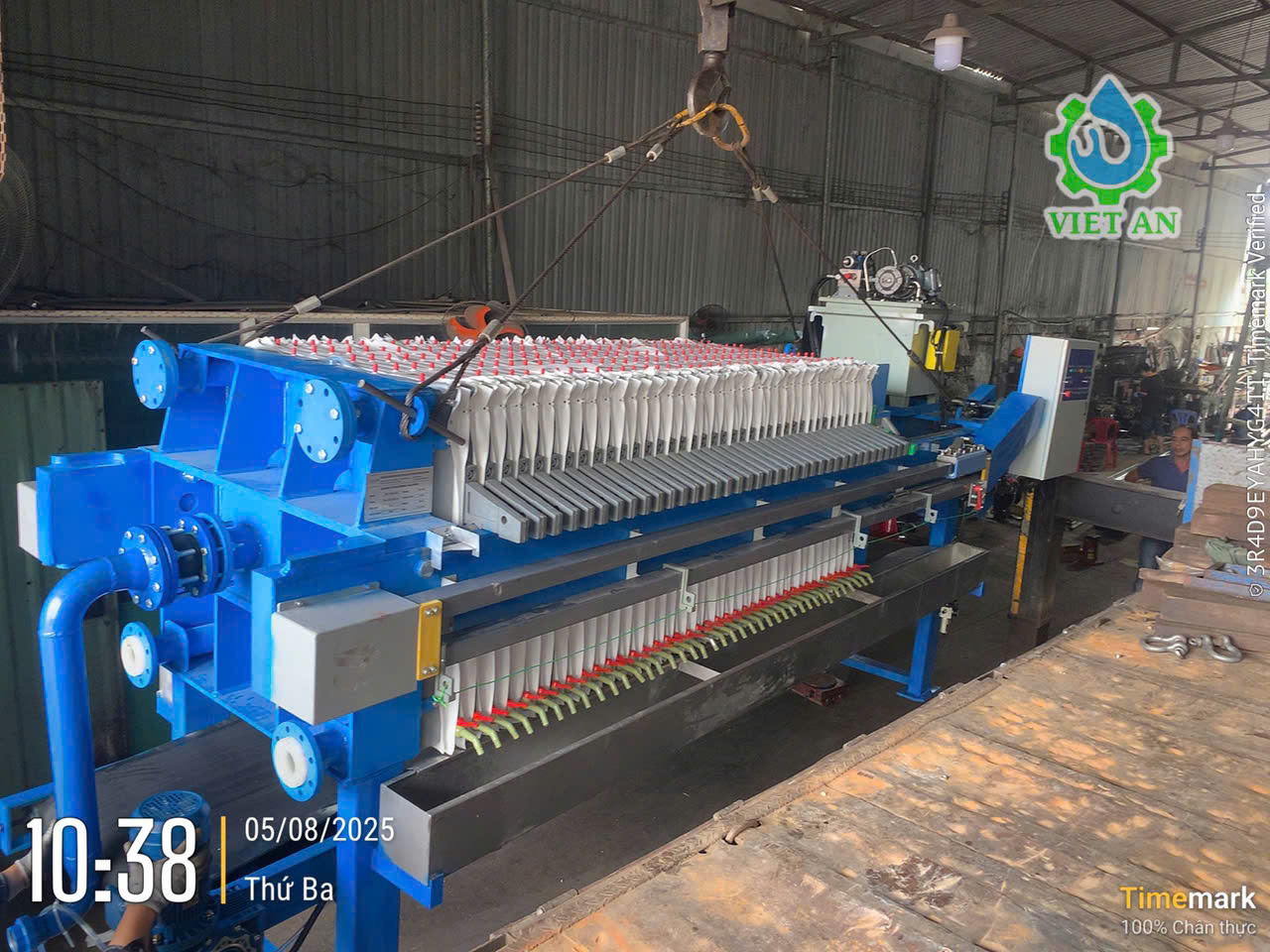 Nhà máy sản xuất máy ép bùn Việt An