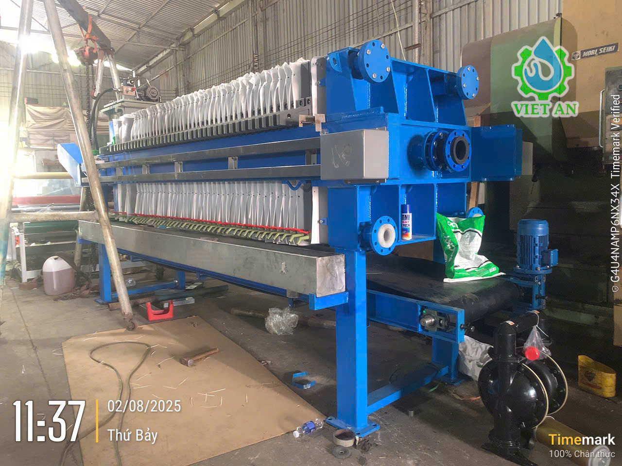 Máy ép bùn Khung bản tự động