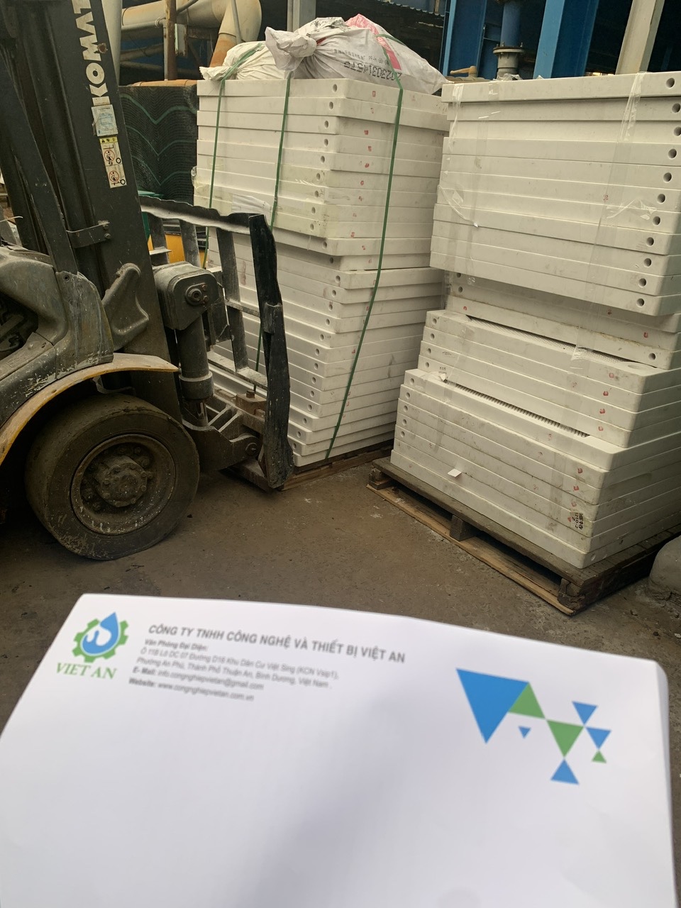 Tấm khung bản máy ép bùn