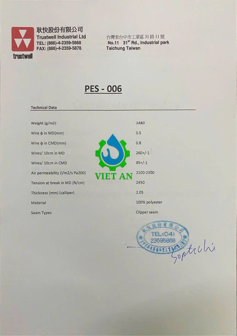 Băng tải máy ép bùn