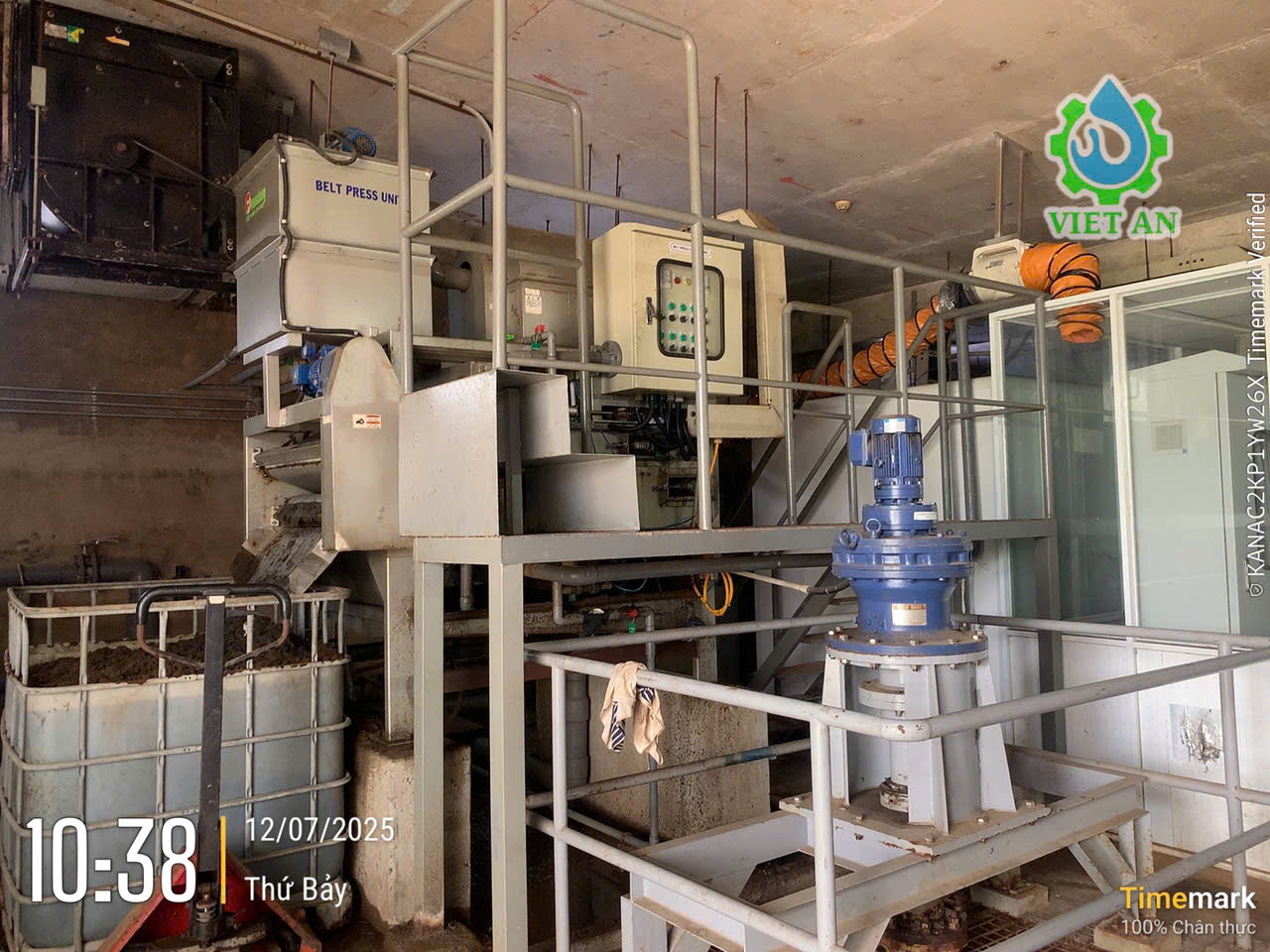 Máy ép bùn Băng tải