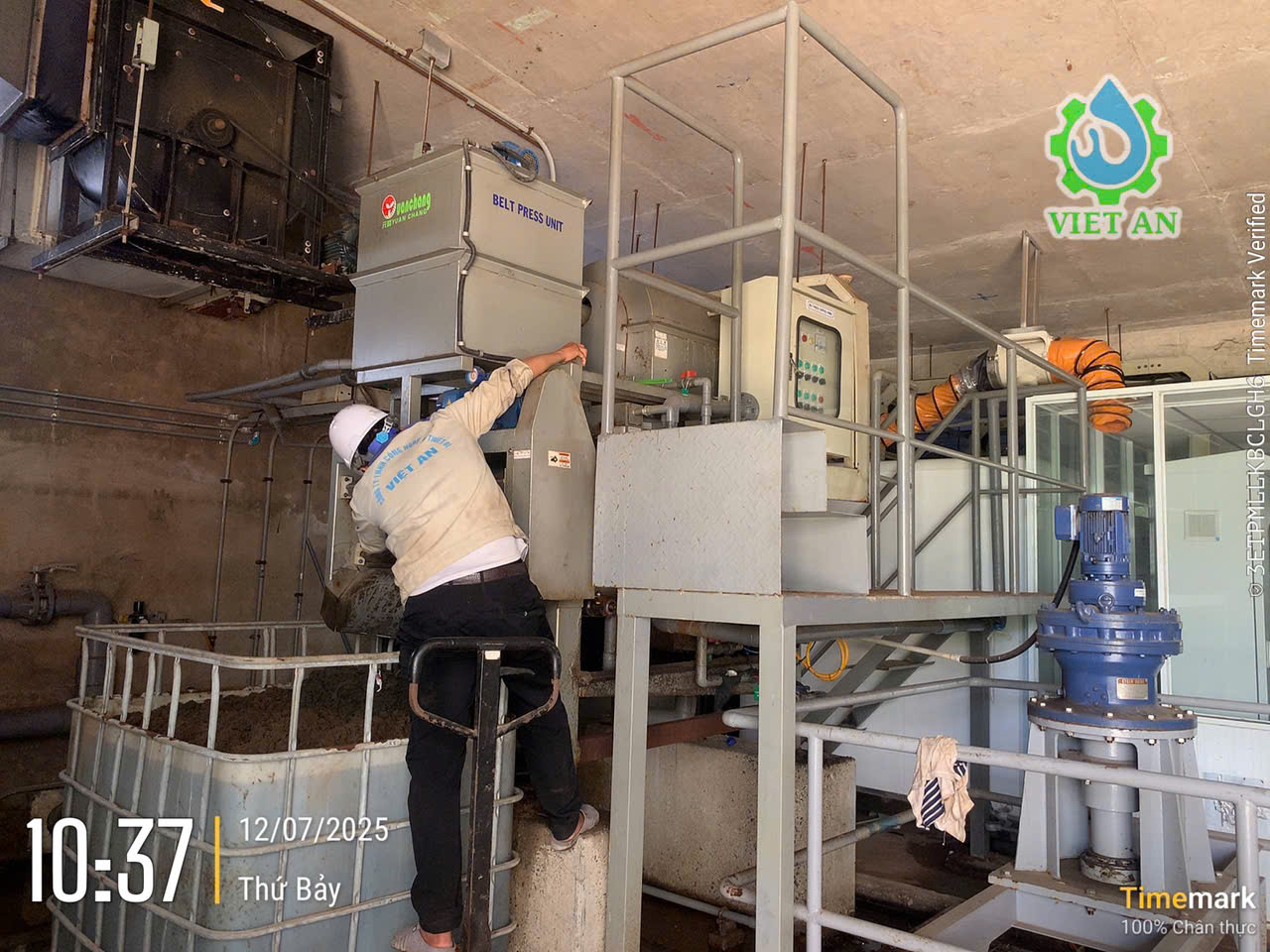 Máy ép bùn Băng tải