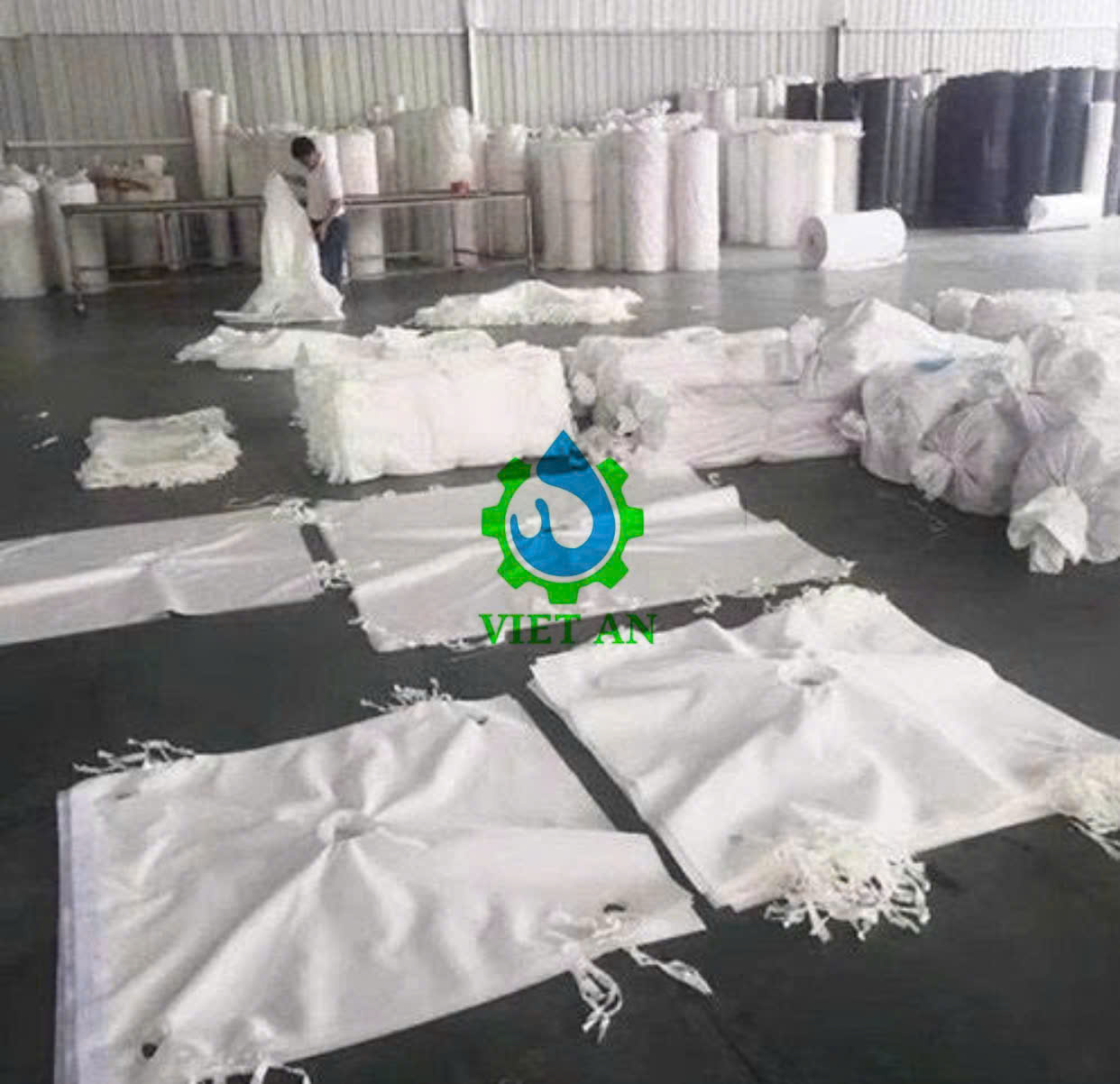 Vải lọc máy ép bùn