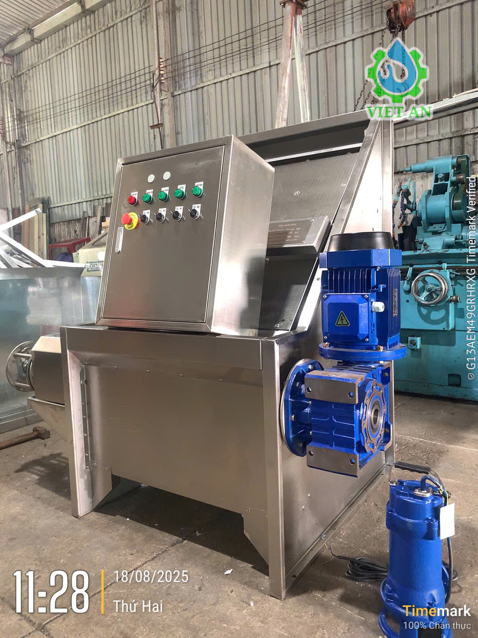 Máy tách phân kép