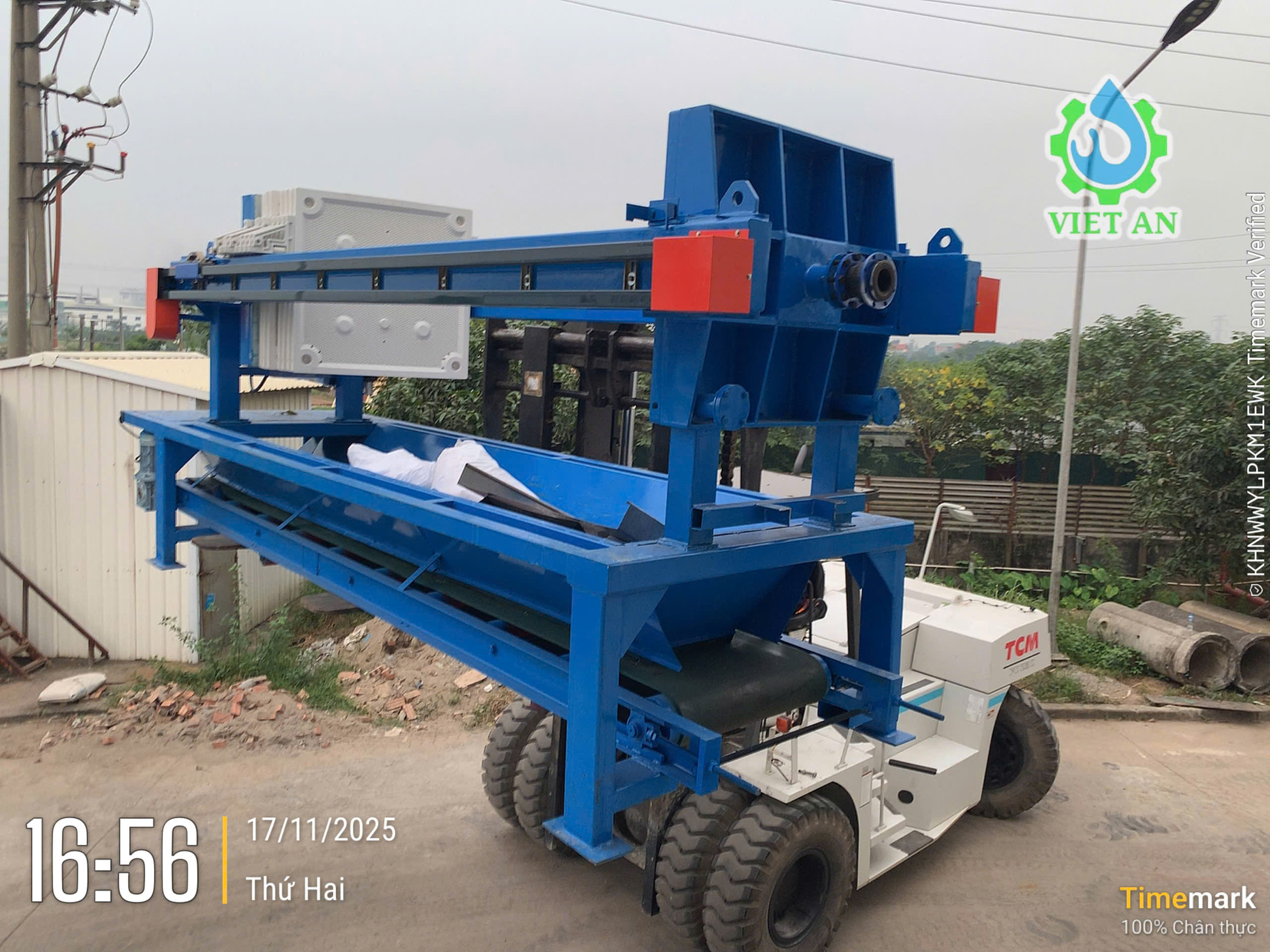 Máy ép bùn Việt An