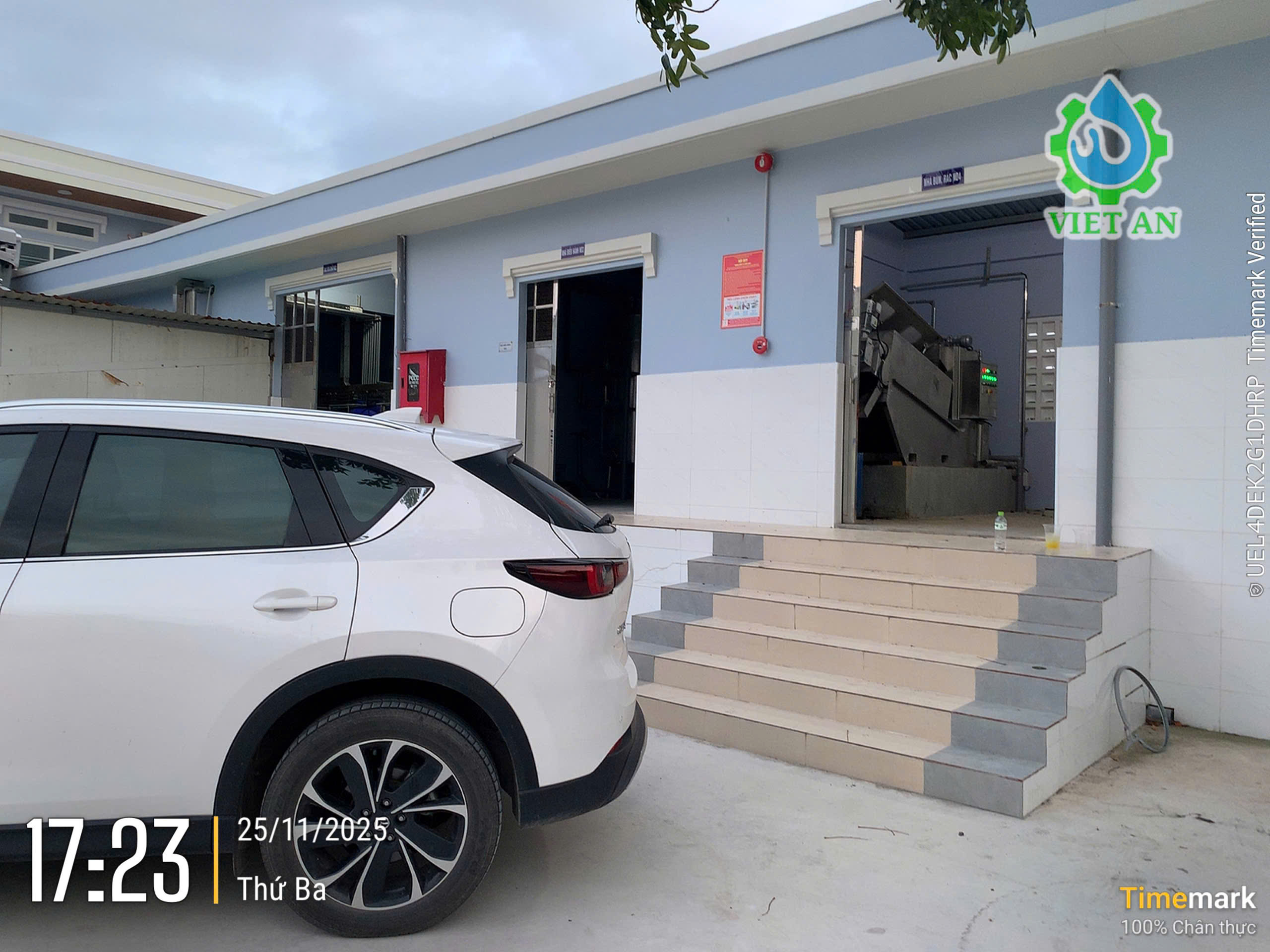 Dự án Máy ép bùn trục vít VA252