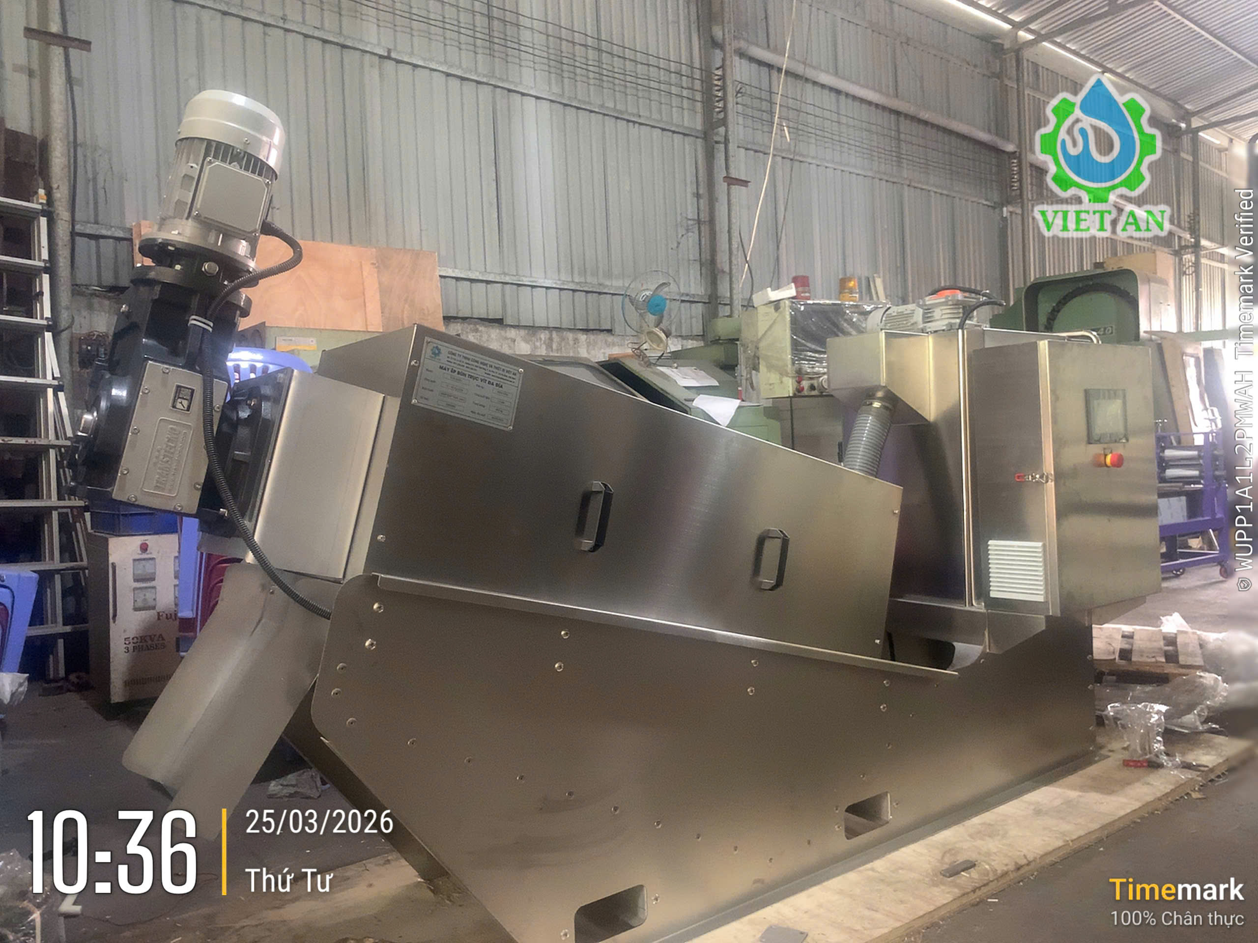 Máy ép bùn Việt An